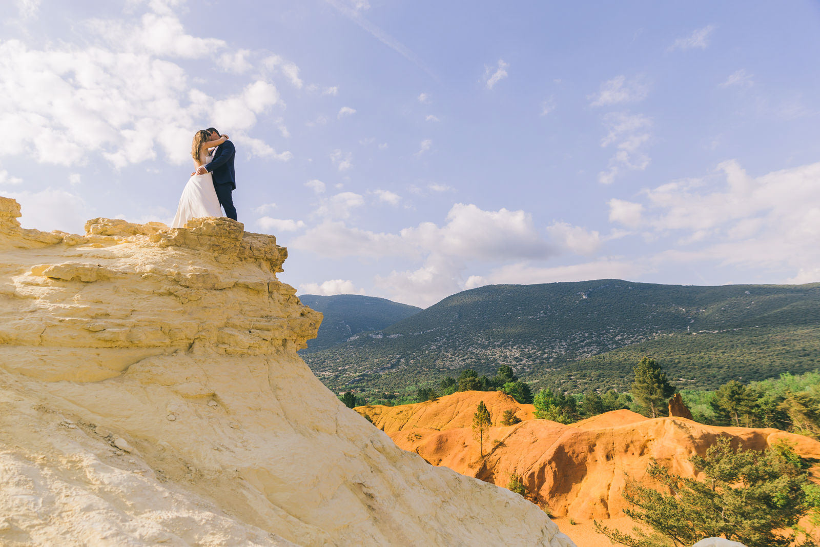 Mariage à Rustrel Colorado Provencal